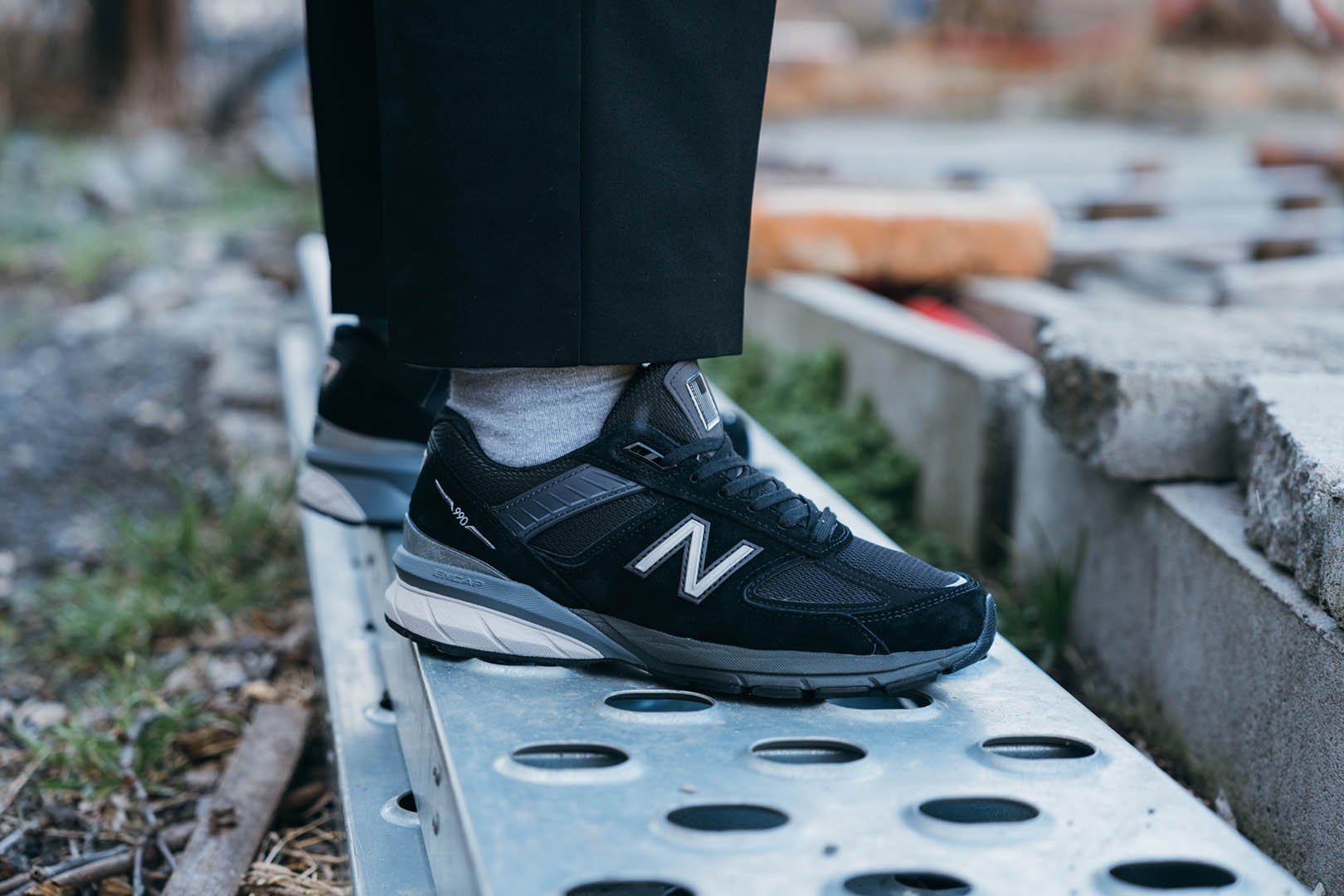 Men's shoes New Balance 990 V5 Black/ Silver | Footshop